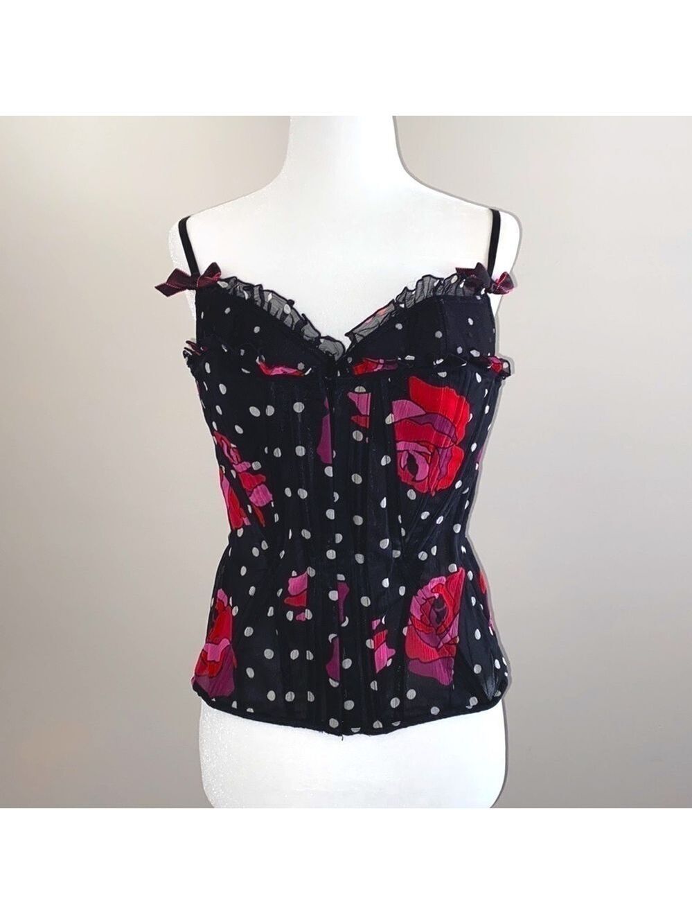 RARE Victoria’s Secret Anna Sui floral corset top